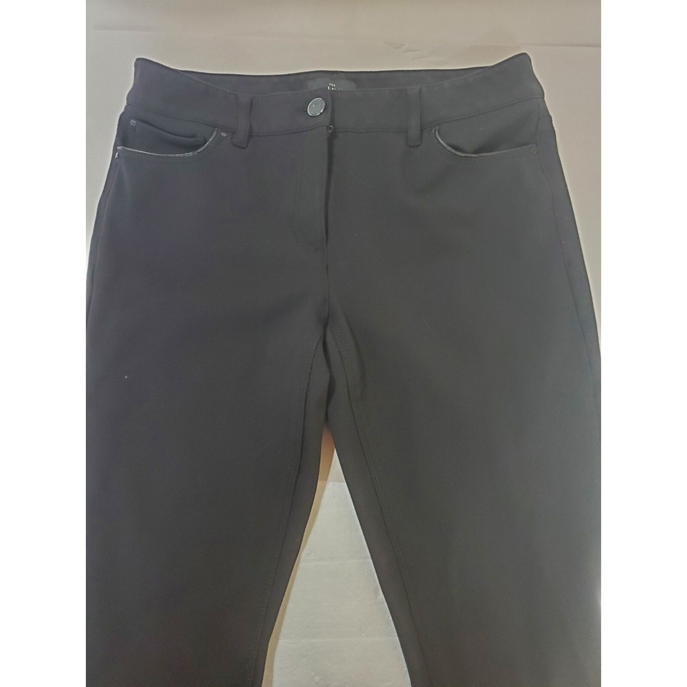 WHBM The Skinny Ankle Zip Jeans,‎ black size 2